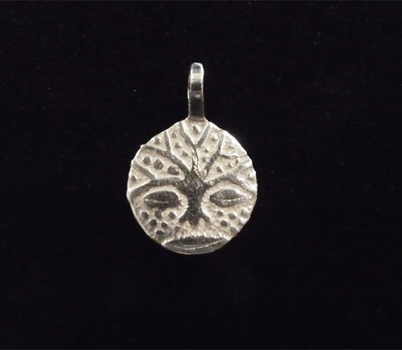 Dancing Circles - Etched Tree Spirit Pendant